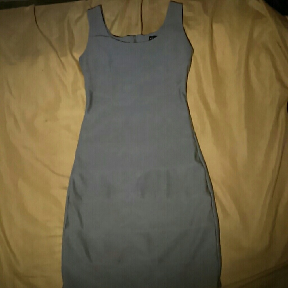 Ruby Rox Light Gray Dress